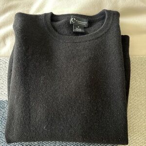 Bloomingdale's Charcoal Crewneck Sweater
